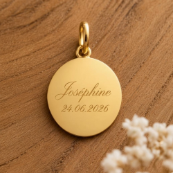 Médaille Vierge à la Couronne (plaqué or)