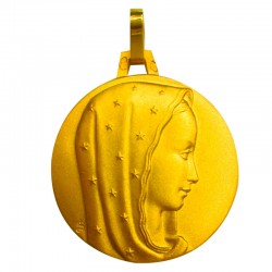 medaille bapteme vierge gracieuse or 