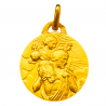 medaille bapteme saint christophe apotre or