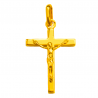 pendentif bapteme croix calvaire or 