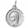 medaille bapteme vierge presente argent