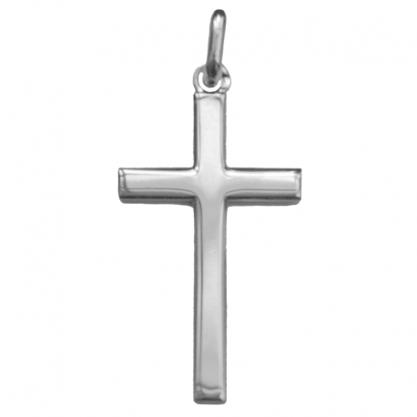 pendentif croix symbole de foi argent