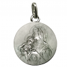 medaille bapteme vierge admirable argent