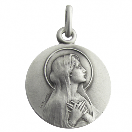 medaille bapteme comblee de graces argent