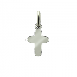 pendentif bapteme croix legere argent