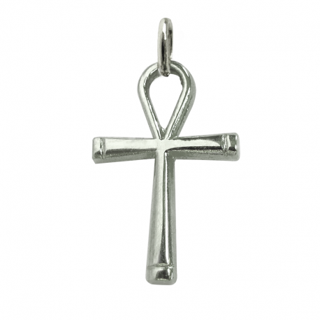 pendentif bapteme croix ansee argent