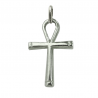 pendentif bapteme croix ansee argent