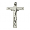 pendentif bapteme croix christ tete penchee argent