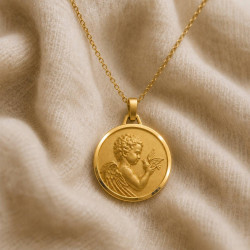 Médaille Ange à l'oiseau...