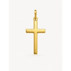 Pendentif Croix Symbole de foi (plaqué or)