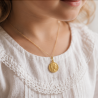 Médaille Vierge Gracieuse (plaqué or)