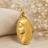 Médaille Vierge Marie (plaqué or)