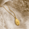 Médaille Vierge Marie (plaqué or)