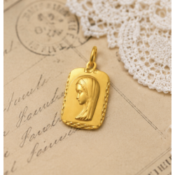 Médaille Vierge d'or...