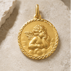 Médaille Angelot facetté...