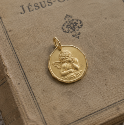 Médaille Séraphin biseauté...