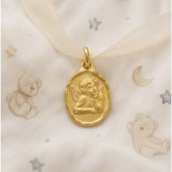 Médaille Angelot ovale...