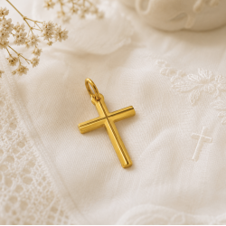 Pendentif Croix au liseré...