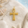 Pendentif Ictus stylisé (plaqué or)