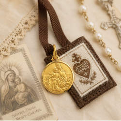 Médaille Scapulaire sacré...