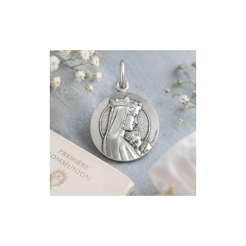 Médaille Notre Dame de la Sagesse couronnée (argent)