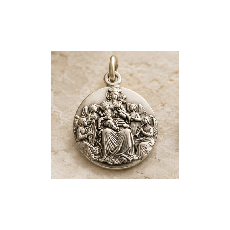 Médaille Vierge de la cour céleste (argent)
