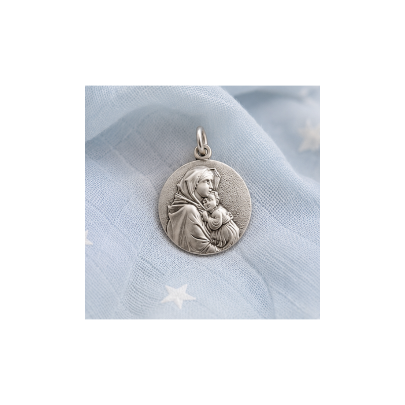 Médaille Vierge de Ferruzi (argent)