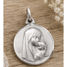 Médaille Vierge à l'Enfant en affection (argent)