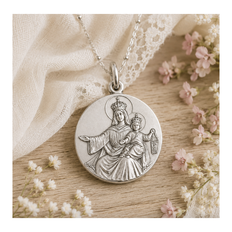 Médaille Notre Dame du Scapulaire (argent)