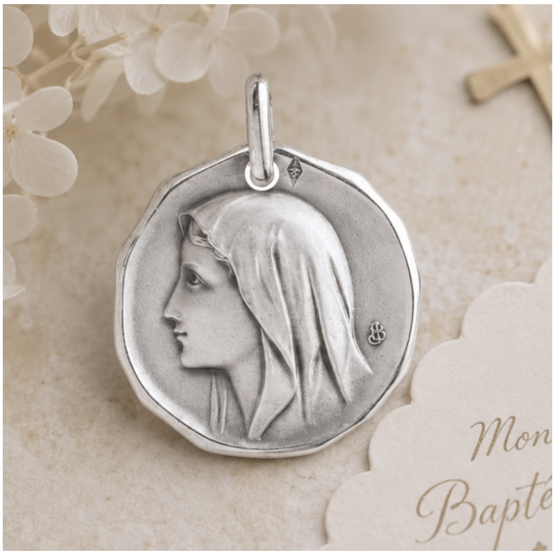 Médaille Vierge transfigurée (argent)
