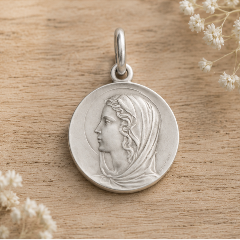 Médaille Vierge de Contaux (argent)