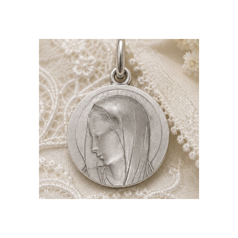 Médaille Vierge Marie Portrait (argent)