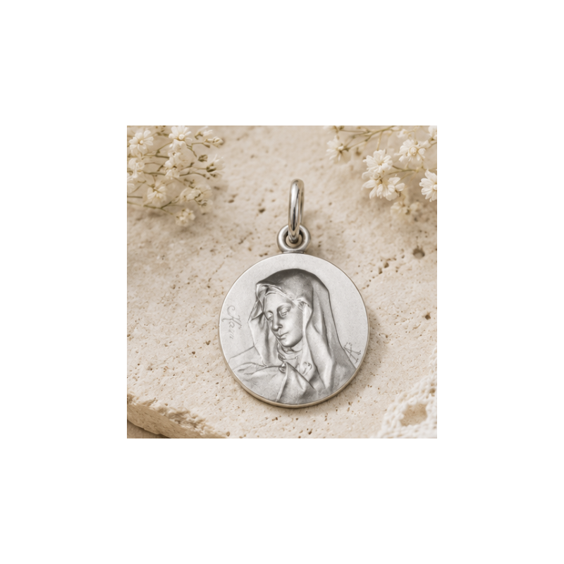 Médaille Vierge priante (argent)