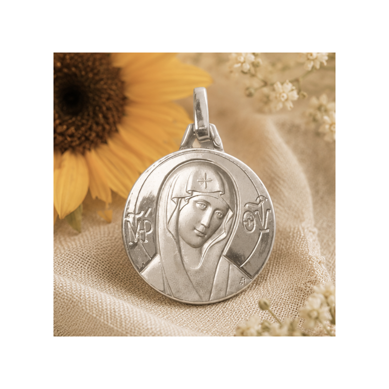 Médaille Vierge de Byzance (argent)