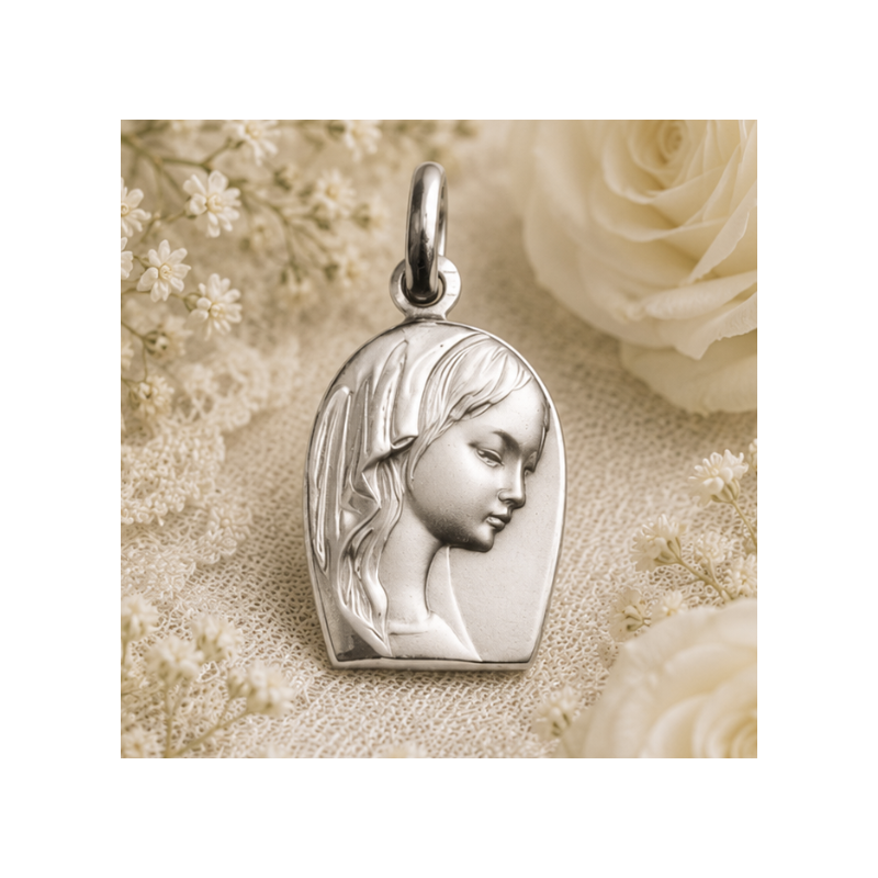 Médaille Vierge en sabot (argent)