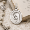 Médaille Vierge en oraison (argent)