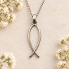 Pendentif Poisson ajouré (argent)