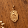 medaille miraculeuse plaqué or
