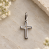 Petite croix ajourée argent
