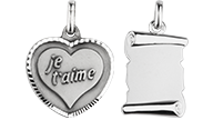 Pendentif personnalisé en argent