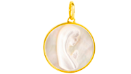 Medaille bapteme Nacre